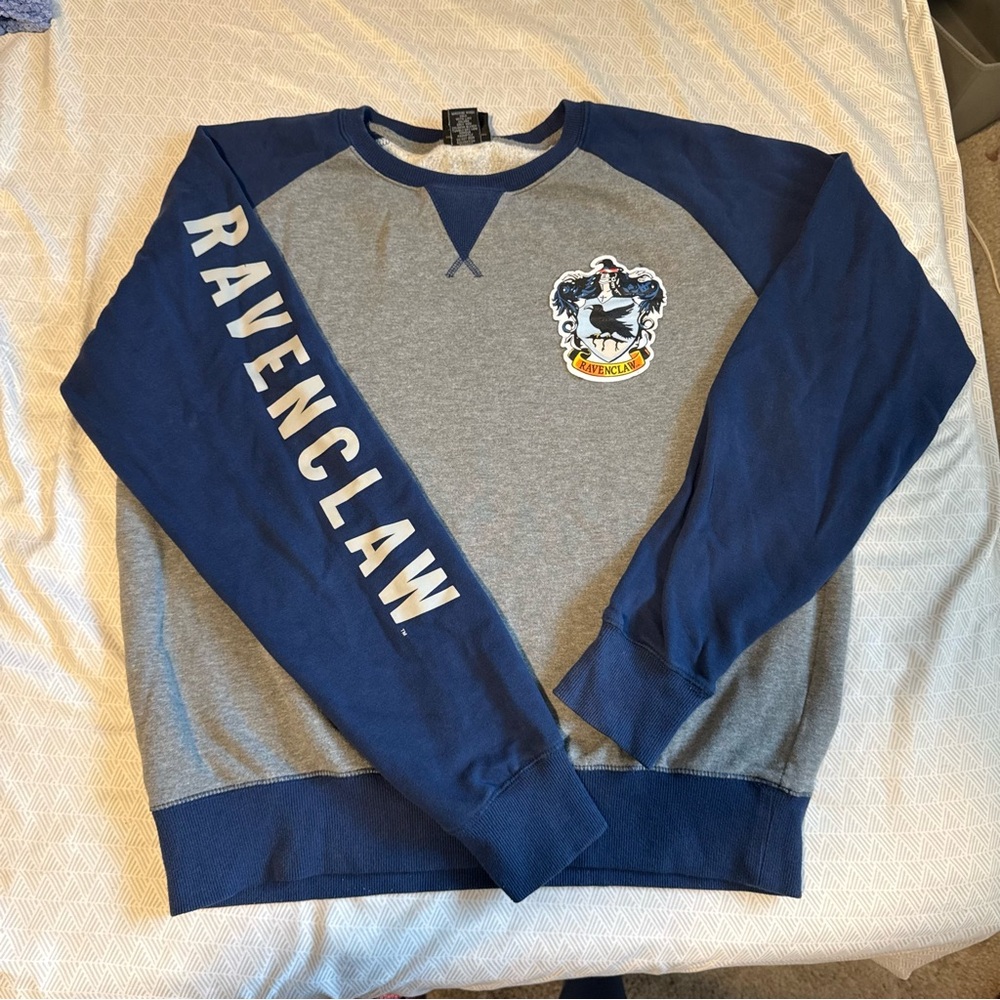 Ravenclaw Navy and Gray Women's Sweatshirt
